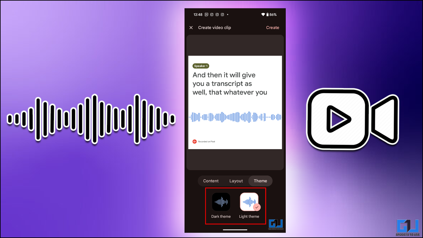 How to Create Video Clip from Pixel's Voice Recording Notes - Kowatek ...