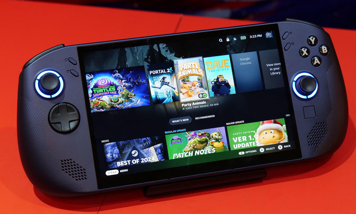 The Lenovo Legion Go S is the first third-party SteamOS handheld ...