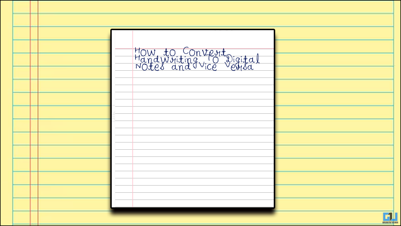 How to Convert Handwriting To Digital Notes and Vice Versa - Kowatek ...