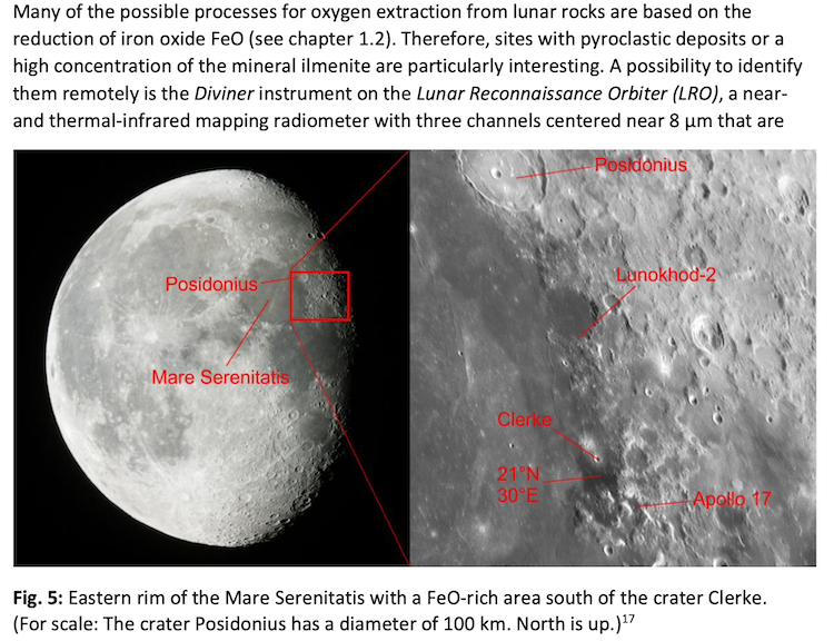 Terrestrial Demonstrator for the Hydrogen Extraction of Oxygen from Lunar Regolith with Concentrated Solar Energy