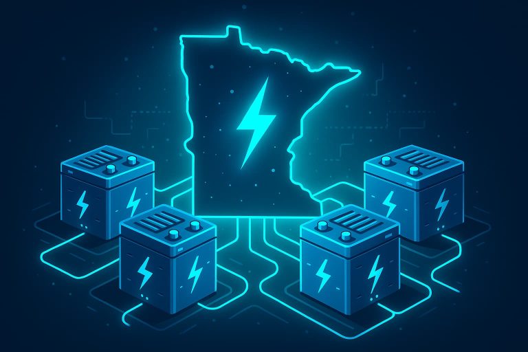 Minnesota distributed battery network