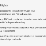 Published at Renewable and Sustainable Energy Reviews – A systems engineering review on the integration of solar concentrators with photoelectrochemical processes