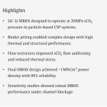 Published at Solar Energy – Design of a SiC-Si moving packed-bed particle-to-sCO2 heat exchanger for high temperature concentrating solar power applications