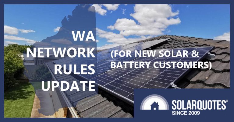 New WA connection rules