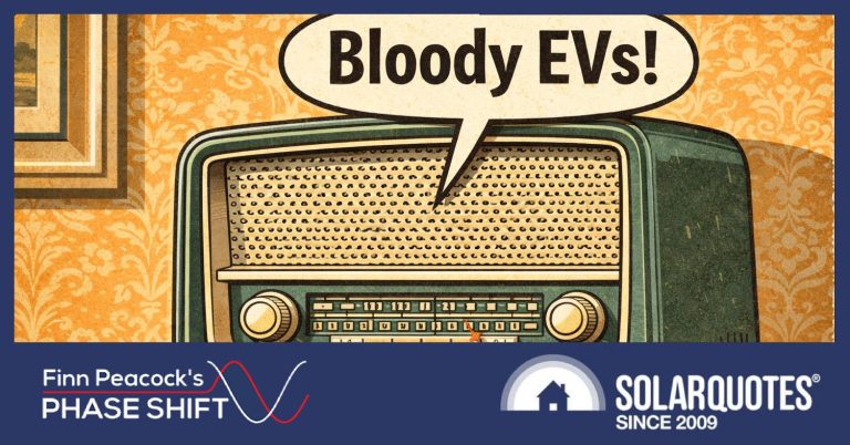 A radio complaining about EVs