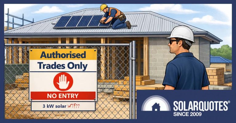 Builder installed solar