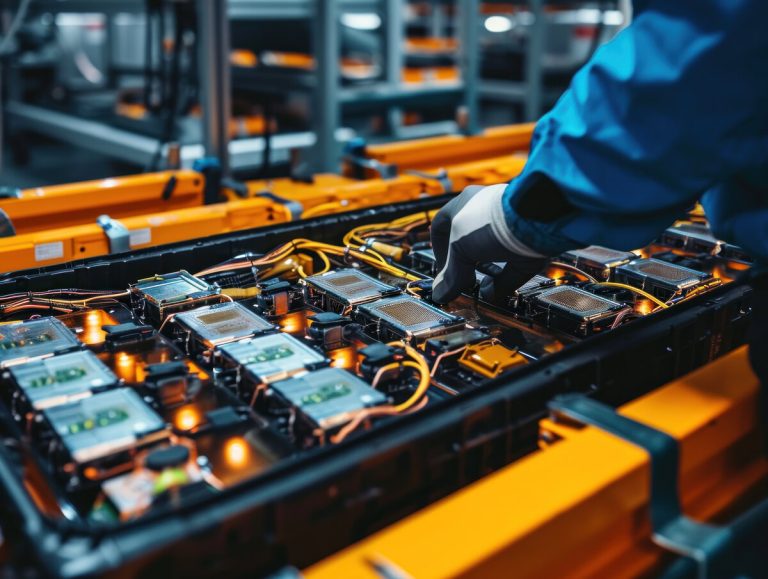 battery manufacturing ESS Tech Inc. stock photo
