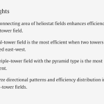 Published at Renewable Energy – Design and performance optimization of dual-tower and triple-tower heliostat fields